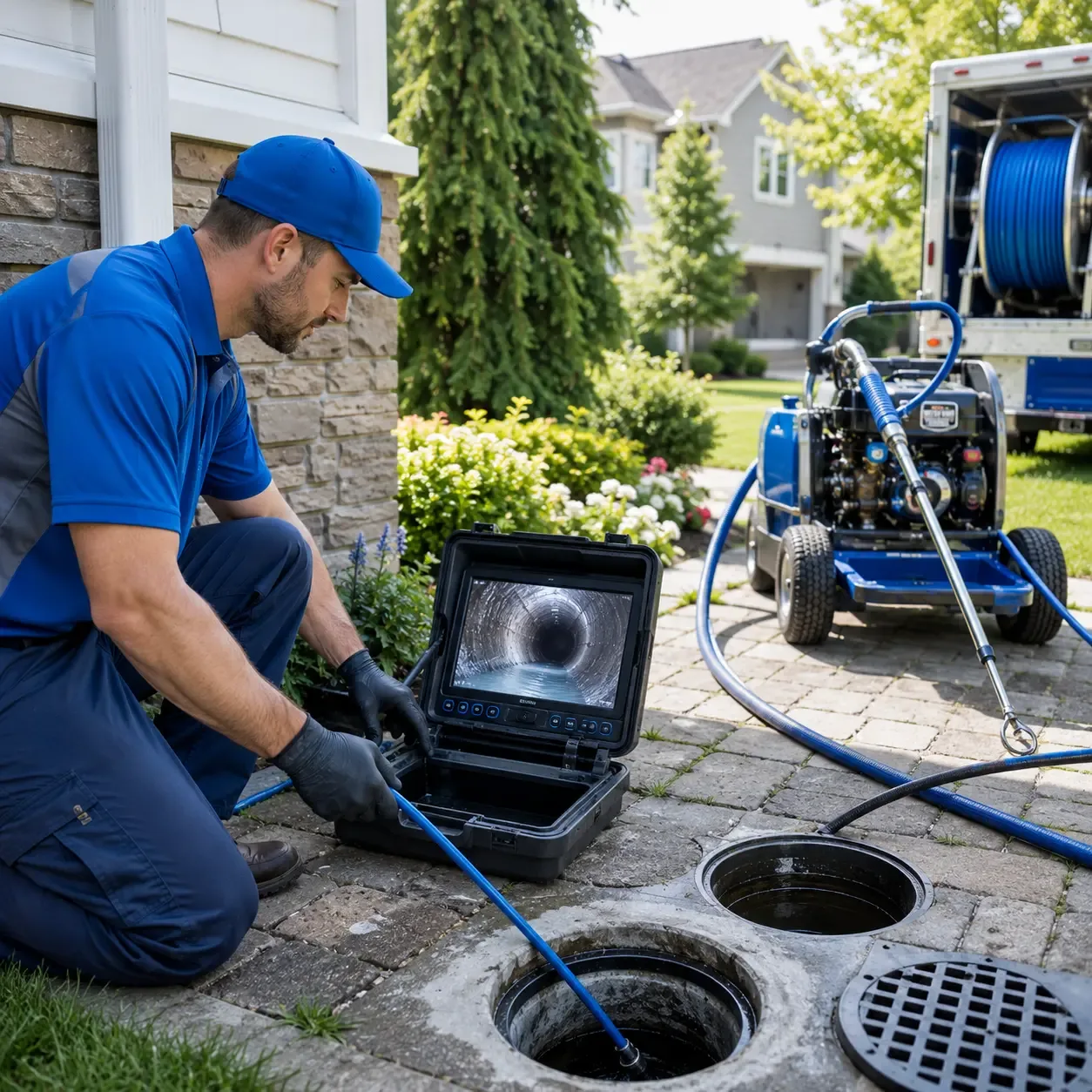 Outdoor drain cleaning professionals serving West Chicago, IL